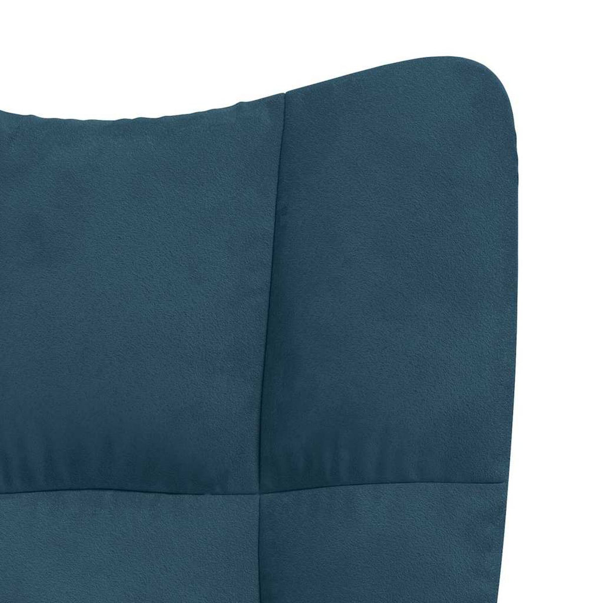 Fauteuil à bascule Bascova Bleu avec repose-pieds - vue 9