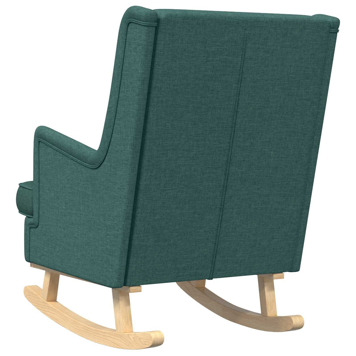 Fauteuil à bascule enveloppant en tissu Bascova vert foncé - vue 6