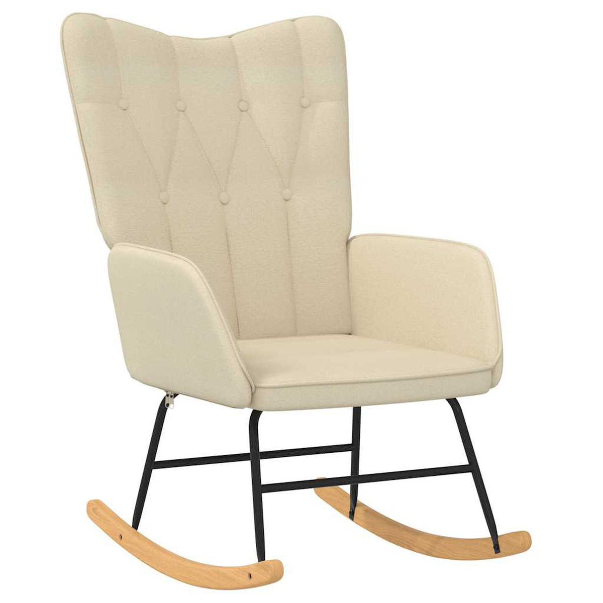 Chaise à bascule Bascova Crème - vue 2