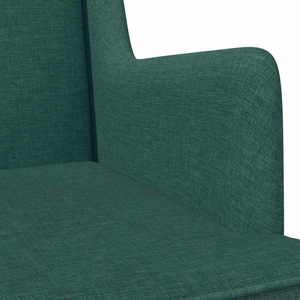 Fauteuil à bascule enveloppant en tissu Bascova vert foncé - vue 7